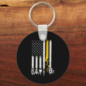 Elektrische Amerikaanse vlaginstrumenten voor elek Sleutelhanger (Voorkant)