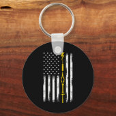 Elektrische Amerikaanse vlaginstrumenten voor elek Sleutelhanger (Voorkant)