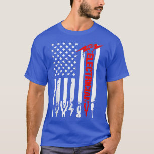 Elektrische Amerikaanse vlaginstrumenten voor elek T-shirt
