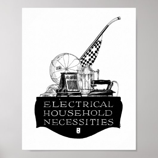  elektrische apparaten en toestellen uit de jaren  poster (Voorkant)