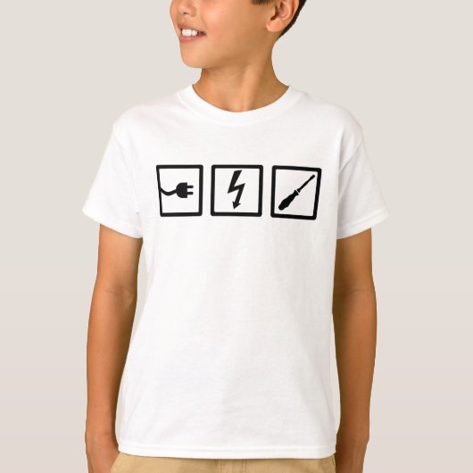 Elektrische apparatuur t-shirt (Voorkant)