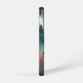 Elektrische Aurora Roos Noorderlicht Gotische Bloe Samsung Galaxy Hoesje (Rechterkant)