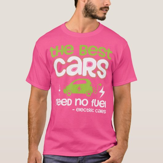 Elektrische auto Drive Electro Mobility Proud Plug T-shirt (Voorkant)
