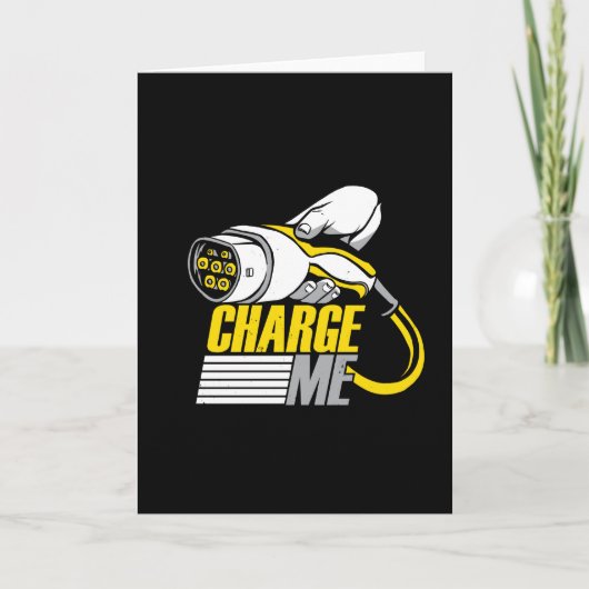 Elektrische auto kaart (Voorkant)