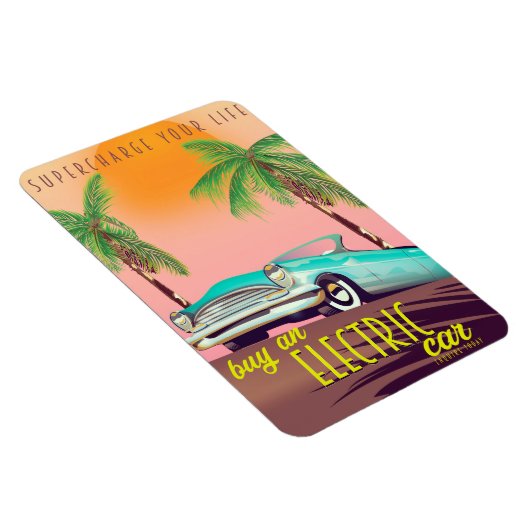 Elektrische auto  magneet (Rechterzijde)