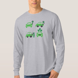Elektrische auto t-shirt