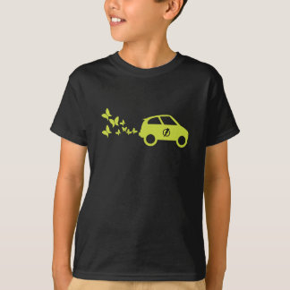 Elektrische auto t-shirt