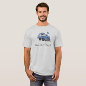 Elektrische auto - waar steek ik hem in? t-shirt (Voorkant volledig)