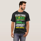 Elektrische auto's geven complimenten Batterij Ele T-shirt (Voorkant volledig)