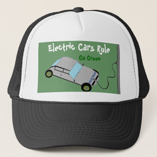 Elektrische Auto's Regeeren Trucker Pet (Voorkant)