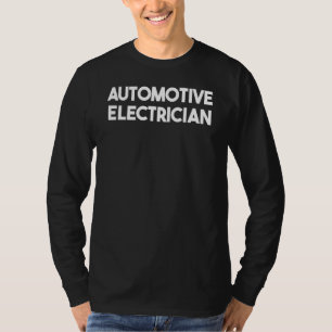 Elektrische auto's t-shirt