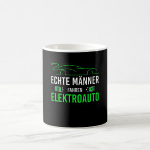 Elektrische auto's voor elektrische Mannen Koffiemok