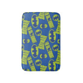 Elektrische batterij - het donkere nachtpatroon badmat (Voorkant Verticaal)