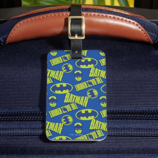 Elektrische batterij - het donkere nachtpatroon bagagelabel (Voorkant Insitu 2)