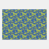 Elektrische batterij - het donkere nachtpatroon inpakpapier vel (Voorkant)