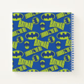 Elektrische batterij - het donkere nachtpatroon notitieboek (Achterkant)