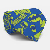 Elektrische batterij - het donkere nachtpatroon stropdas (Opgerold)