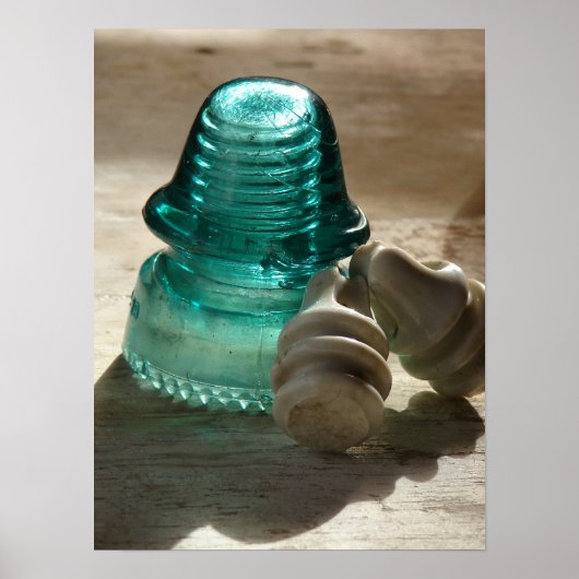  elektrische benodigdheden van glas poster (Voorkant)