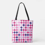 Elektrische bessen Harlequin Tote Bag (Achterkant)