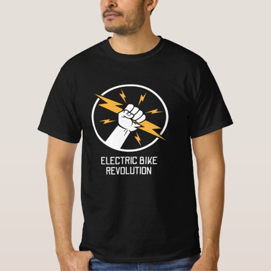 Elektrische Bike Revolutie E Bike T-shirt (Voorkant)