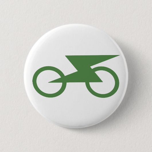 Elektrische bike ronde button 5,7 cm (Voorkant)