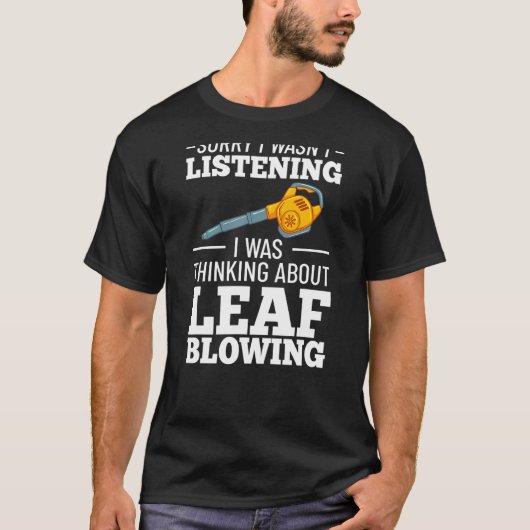Elektrische bladblazer Tuinmachine T-shirt (Voorkant)
