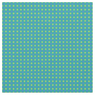 Elektrische Blauwe en Groene Polka Dots op Blauwgr Stof