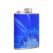 elektrische blauwe gerbera heupfles (Rechts)