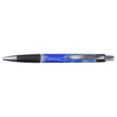 elektrische blauwe gerbera pen (Achterkant)