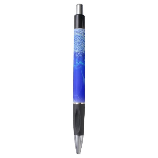 elektrische blauwe gerbera pen (Voorkant Verticaal)