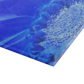 elektrische blauwe gerbera snijplank (Hoek)