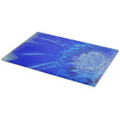 elektrische blauwe gerbera snijplank (Hoek)