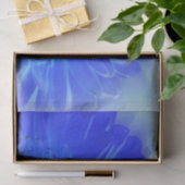 elektrische blauwe gerbera tissuepapier (Geschenk)