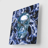 Elektrische blauwe klok (Hoek)