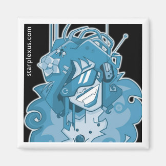 elektrische blauwe magneet