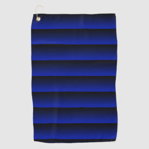 Elektrische blauwe streep golfhanddoek