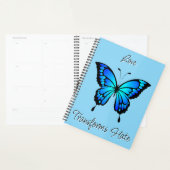 Elektrische Blauwe Vlinder Planner (Display)