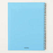 Elektrische Blauwe Vlinder Planner (Achterkant)