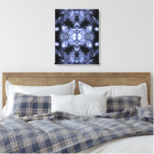 Elektrische Bliksem Mandala Fractale Kunst Canvas Afdruk (Insitu (Slaapkamer))