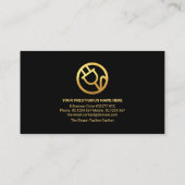 Elektrische bliksem voor thuisgebruik visitekaartje (Achterkant)