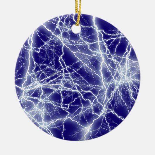 Elektrische bliksemflessen keramische ronde siervo keramisch ornament (Voorkant)