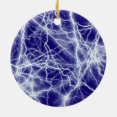 Elektrische bliksemflessen keramische ronde siervo keramisch ornament (Achterkant)