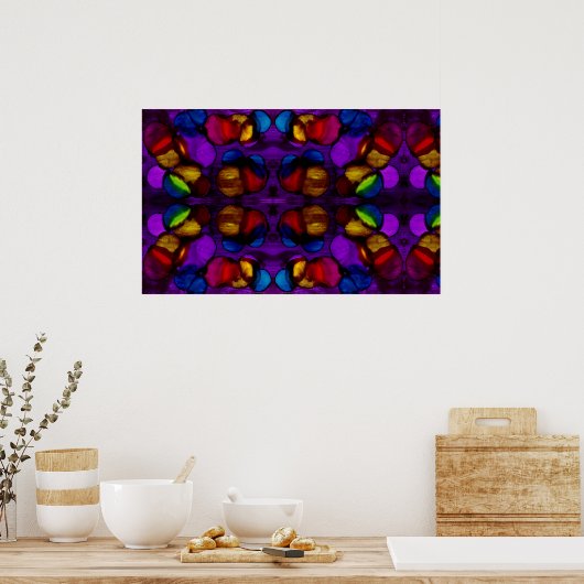 Elektrische bloei poster (Keuken)