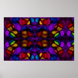 Elektrische bloei poster