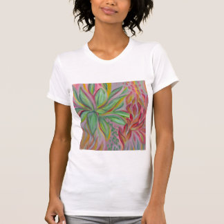 Elektrische Bloei T-shirt voor haar
