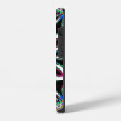 Elektrische Bloesem Mandala iPhone Hoesje (Linkerkant)