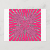 Elektrische Bloom Wings: Een Levendig Edgy & Mooi Briefkaart (Voorkant)