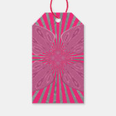 Elektrische Bloom Wings: Een Levendig Edgy & Mooi Cadeaulabel (Voorkant)