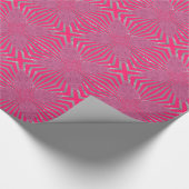 Elektrische Bloom Wings: Een Levendig Edgy & Mooi Cadeaupapier (Hoek)