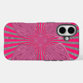 Elektrische Bloom Wings: Een Levendig Edgy & Mooi Case-Mate iPhone Case (Achterkant (horizontaal))